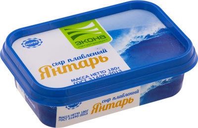 Сыр плавленый Экона Янтарь 50% 180г