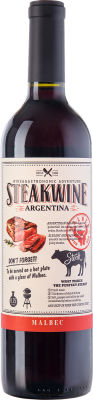 Вино Steakwine Malbec красное сухое 12.5% 0.75л