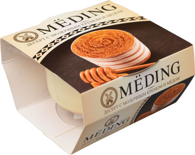 Десерт Mёding с молочным кремом и медом 9.7% 85г